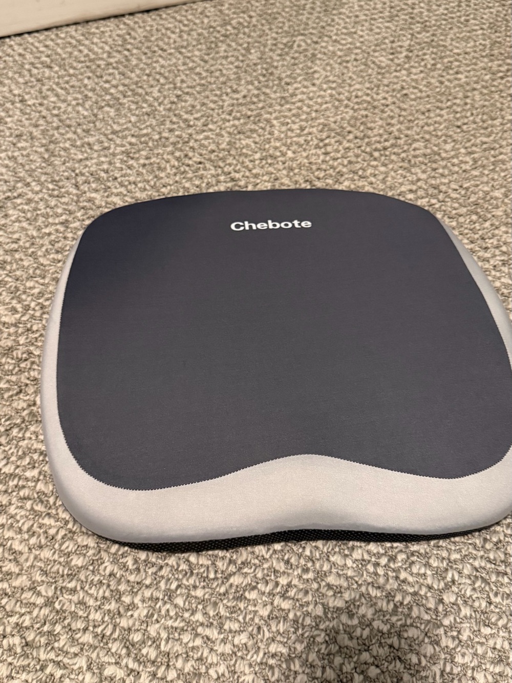 Chebote Navy and Light Gray Seat Cushion